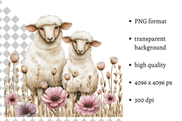 Download Cute Watercolor Easter Sheep Clipart - Easter sheep clipart Collection