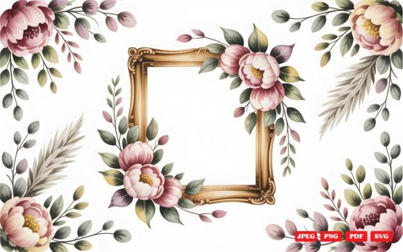 Download Boho Floral Watercolor Aesthetic - Boho floral watercolor Collection