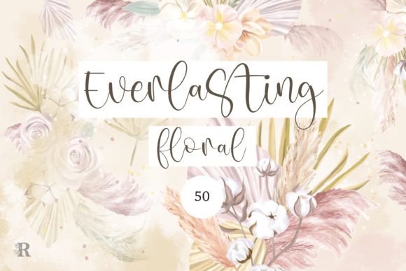 Download Everlasting Boho Floral Watercolor - Boho floral watercolor Collection